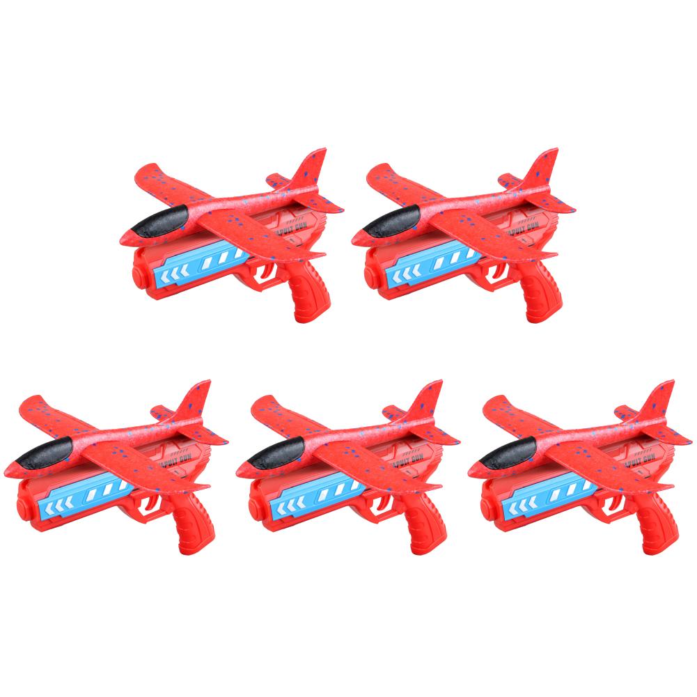 Игрушки для запуска самолетов Спорт на открытом воздухе Летающие игрушки Пенопластовая пусковая установка Катапульта Самолет Пистолет Катапульта Самолет Подарки на день рождения для мальчиков и девочек