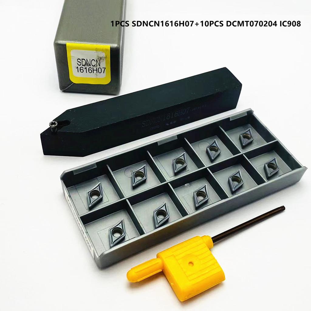 SDNCN1010H07 SDNCN1212H07 SDNCN161H07 SDNCN2020K07 Наружный держатель инструмента для транспортного средства.dcmt070204 Твердосплавный вставной инструмент для токарного станка с ЧПУ