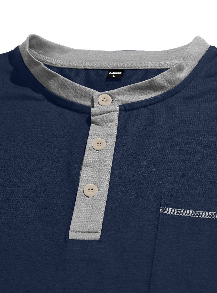Mens Stand Collar Button Short Sleeve Business Casual Solid Polo Shirt