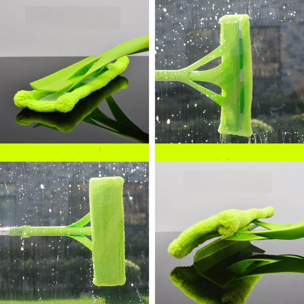  Телескопическая складная ручка для чистки стекла, губка для швабры, выдвижная для окон 