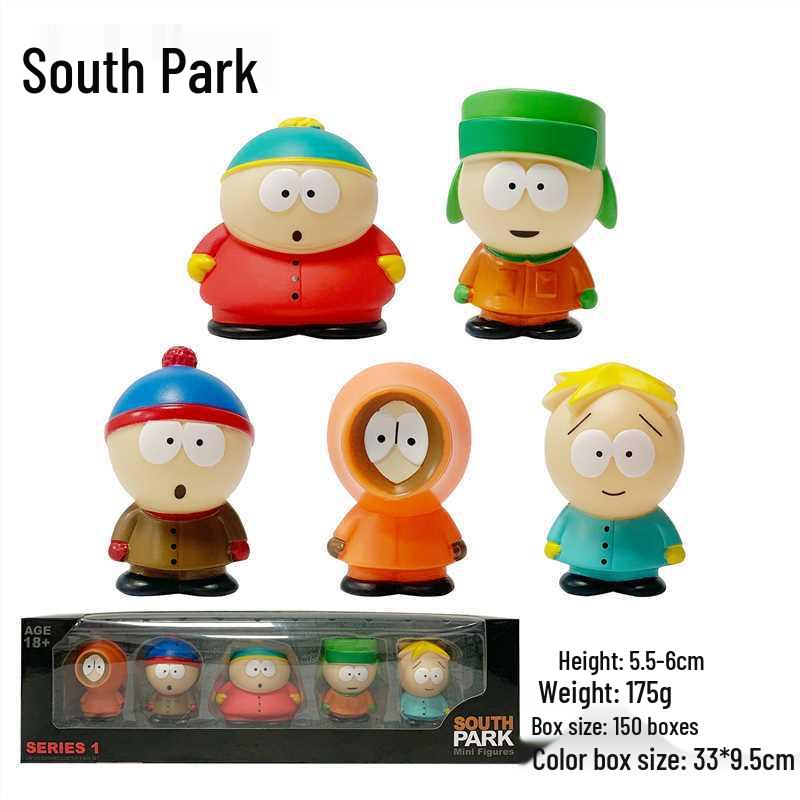 South Park USA Band Staff Hand-Painted Car Ornament Figure