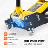 Low Profile Floor Jack 2 Ton Heavy Duty Dual Piston Rapid Pump