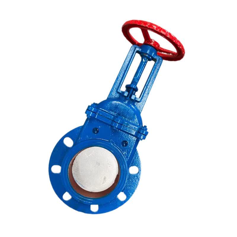 XunCheng Manual Cast Iron Wafer Knife Gate Valve