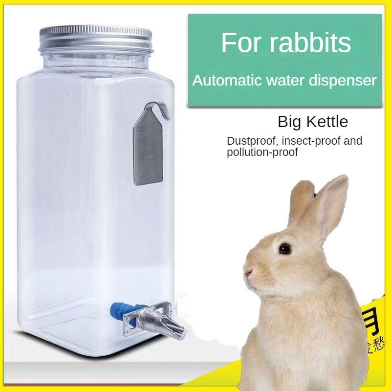 Фонтан для питья в виде кролика, бутылка для питья, поилка для воды, оборудование для питья, миска для воды в виде кролика, коробка для питьевой воды в виде кролика