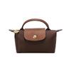 Le Pliage Original Серия Короткая Ручка Ткань Кожа Сумка-пельмень Косметичка Сумка-тоут Женские сумки Коричневый 34175089P81