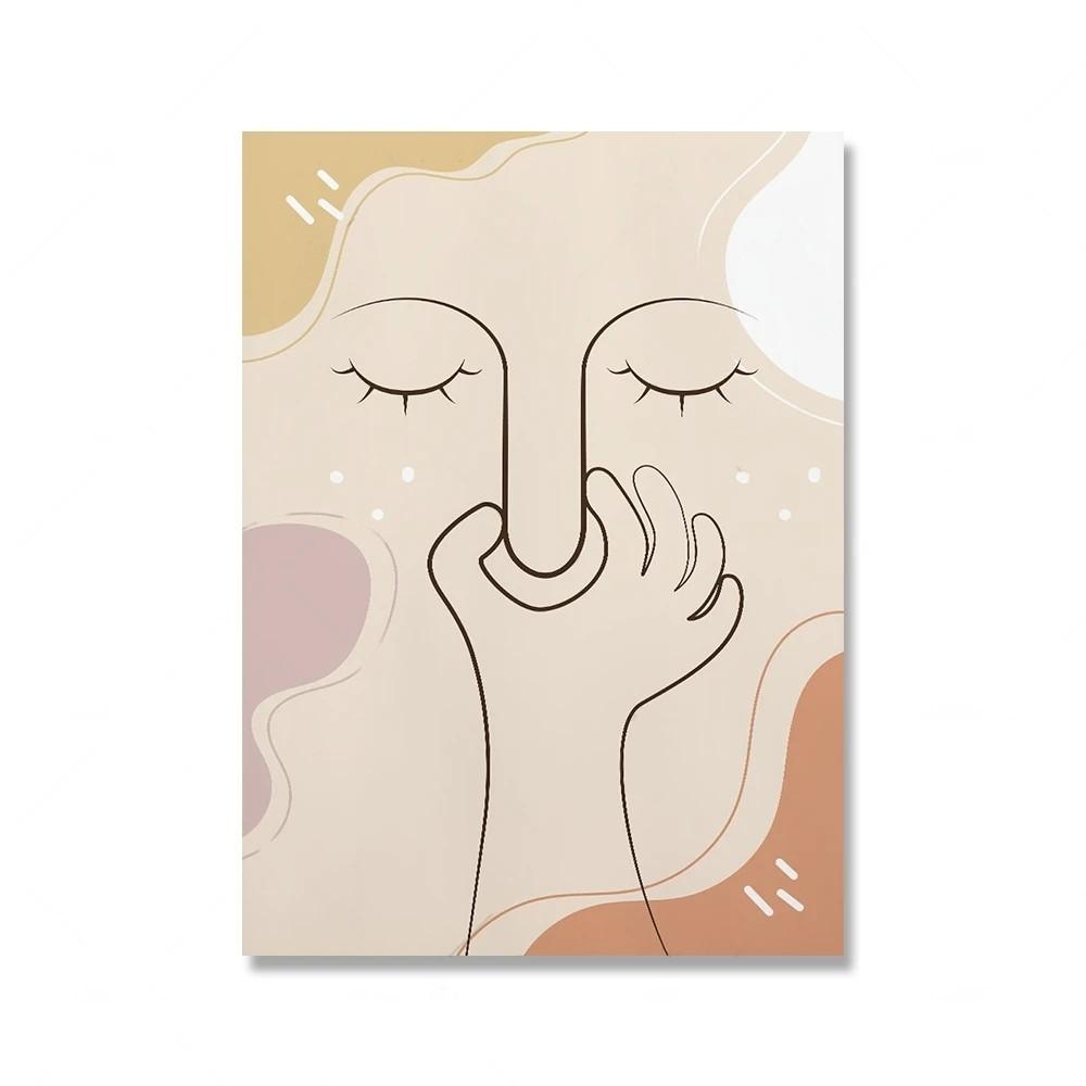 Неприятный запах, милые линии, настенные художественные фотографии, холст, живопись, забавные цветные постеры для ванной комнаты, принты, туалет, юмор, домашний декор для ванной комнаты