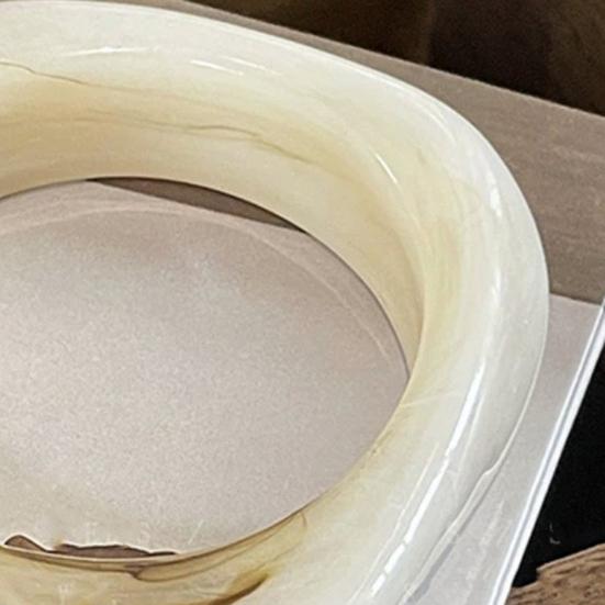 Акриловый браслет в стиле ретро, с нерегулярным геометрическим дизайном, женский браслет-манжета, ручная работа, эффектный браслет, модный аксессуар