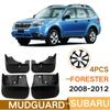 4 шт. автомобильные брызговики для Subaru Forester SH 2008 2009 2010 2011 2012 брызговики крылья автомобильные аксессуары