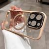 Подходит для iPhone17 Улучшенный металлический объектив Магнитный чехол для телефона Apple 16promax Прозрачный противоударный защитный чехол