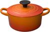 Le Creuset литой эмалированный горшок Cocotte Ronde 14 см оранжевый газовый IH духовой шкаф совместим с японским [Авторизованный продукт]