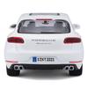 Bburago 1/24 Scale Porsche Macan White / Diecast Model Car, Finished Model, 18-21077 WT