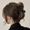 Plastic Wave Hair Clips Solid Curved Hair Claw Headwear Frosted Shark Clips  Travel