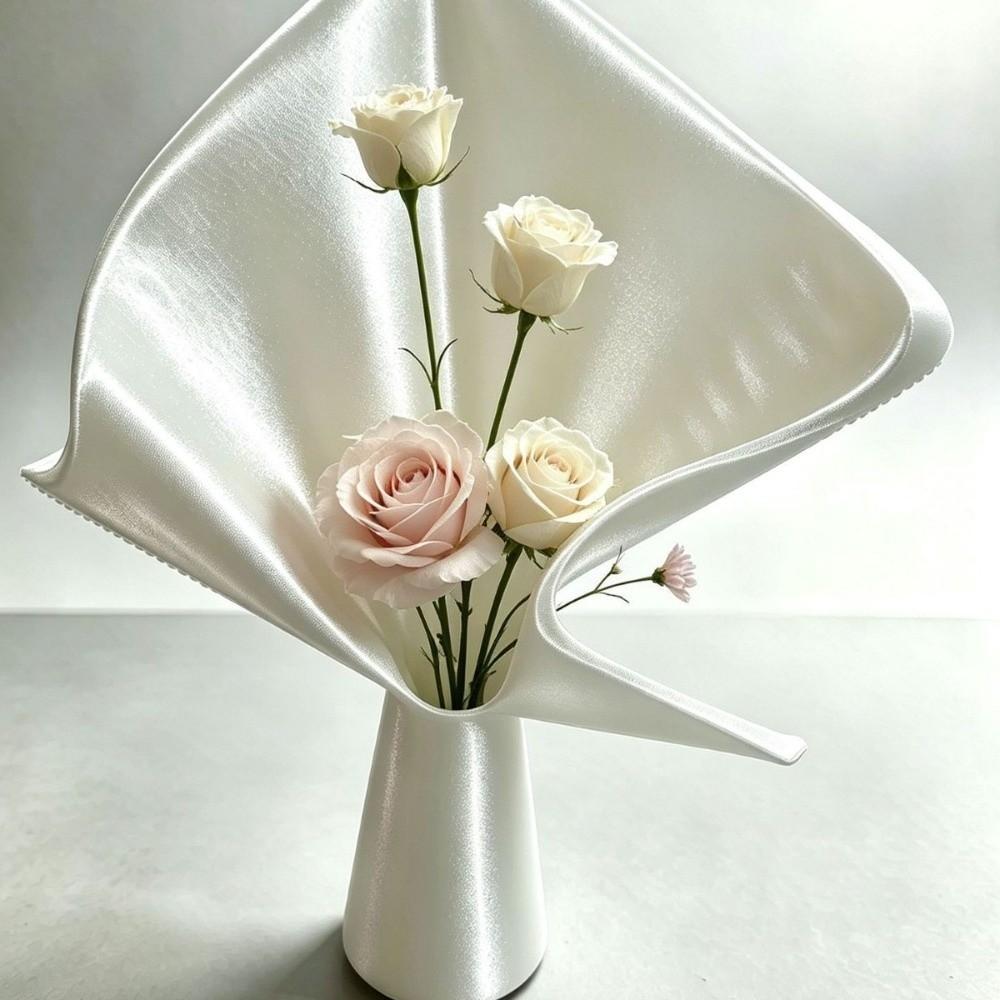 Creative Desktop Ornament 3D Printing Flower Display Container Flower Bouquet Vase Home