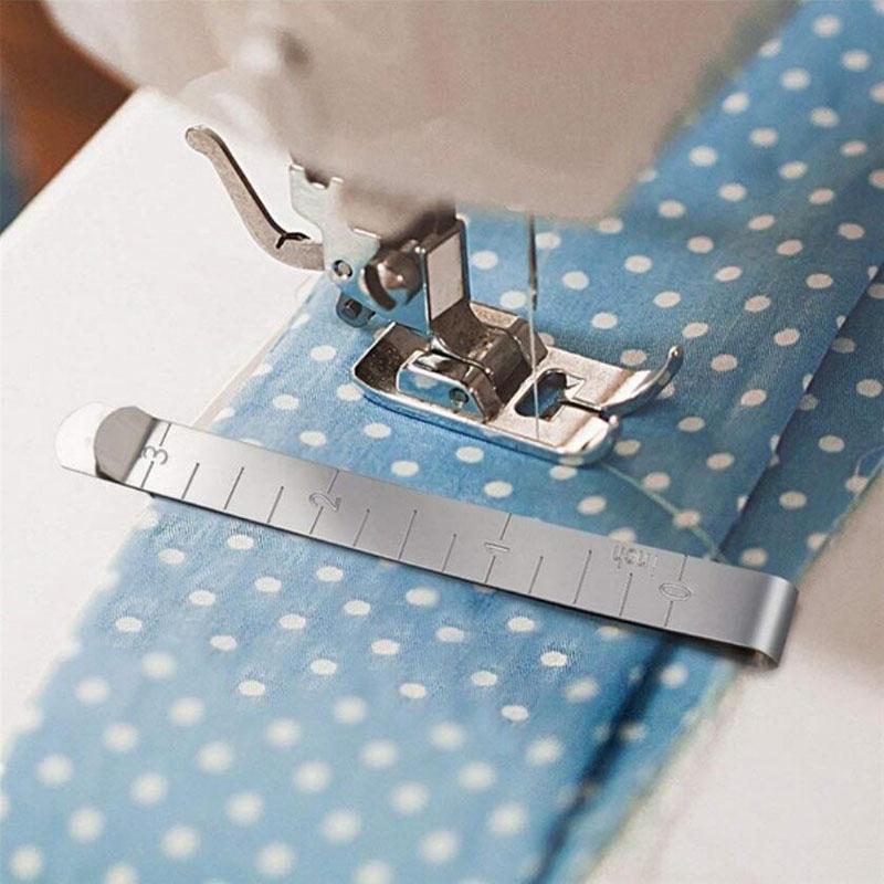 5Pcs/Pack Metal Sewing Crimping Clip Stainless Steel Ruler Measurement Clips