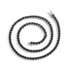 5Mm Black Tennis Chain Copper Inlaid Zircon Cross Border Hip Hop Single Row Chain