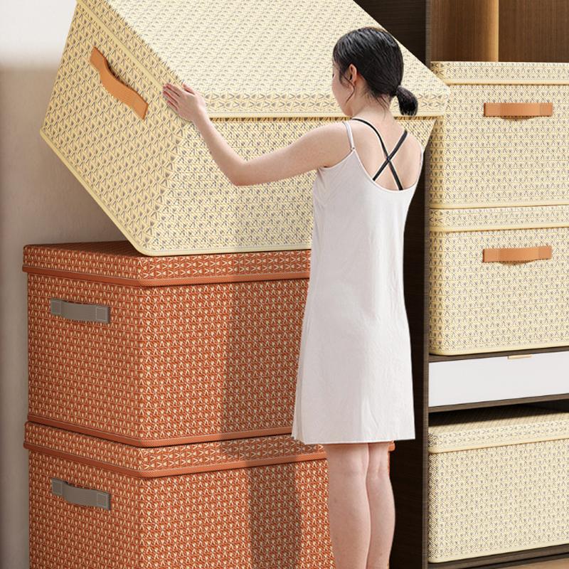 Clothes Bedding Storage Bags Home Quilt Folding Storage Box Organizer Underbed Wardrobe Closet Boxe