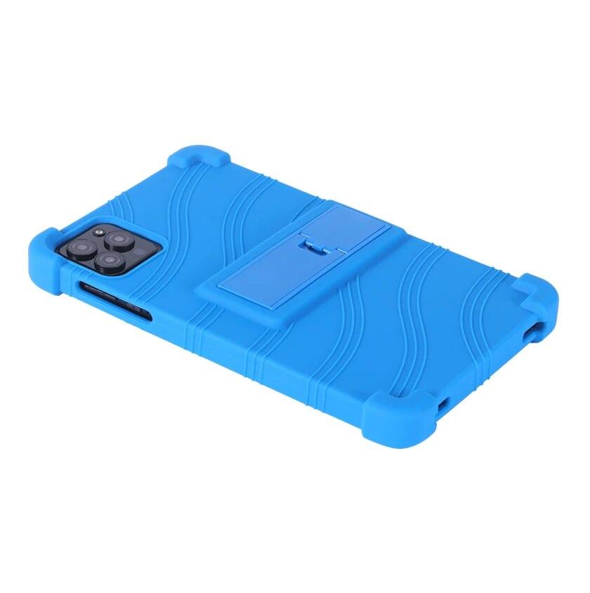 For PRITOM B8 Tablet 8.0 Inch Tablet Case Super Shockproof Soft Silicone Protective Case Stand Cover Drop Resistance