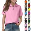 Children's Daily Casual Short-sleeved Solid Color Tops T-shirt