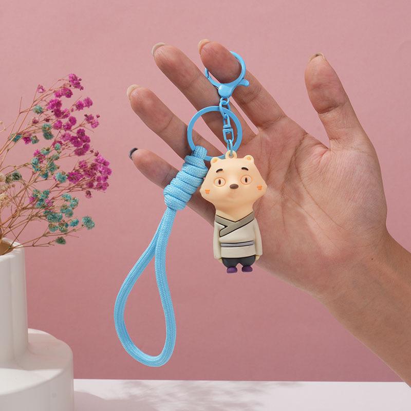 Брелок-подвеска Аниме Йокай: Мультяшная кукла-бродяга из горы, аксессуар и брелок для сумки