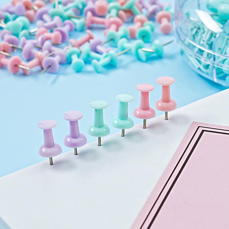 Набор скрепок для бумаги «Макарон», набор для ногтей «Глобус», цветные зажимы для переплета, офисный набор