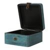 Square 22 Cm Wooden Decorative Box with Hand Painting,