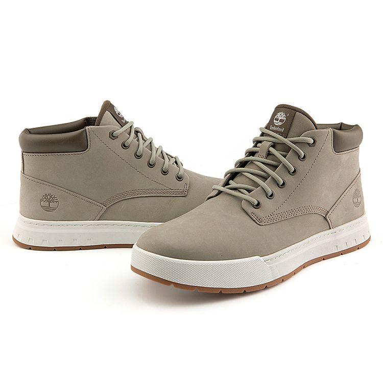Timberland Удобные легкие нескользящие кроссовки средней высоты мужские кроссовки светло-серо-коричневые A674NW