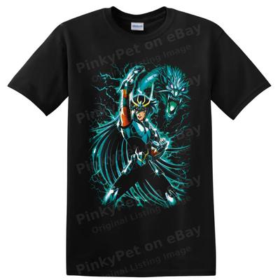 Футболка Saint Seiya с изображением Ширю Дракона и его Электрической Брони
