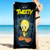 1Pc All Tweety Beach Towel, Quick Dry, Multi-Use for Beach Pool Gym Yoga Home Travel, Christmas, Halloween, Xmas Gift M929297