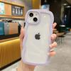Совместимо с iPhone 17 Pro Max Apple 16 Чехол для телефона Новый Радужный Цвет Рамка 15/13 Два в Одном Волна
