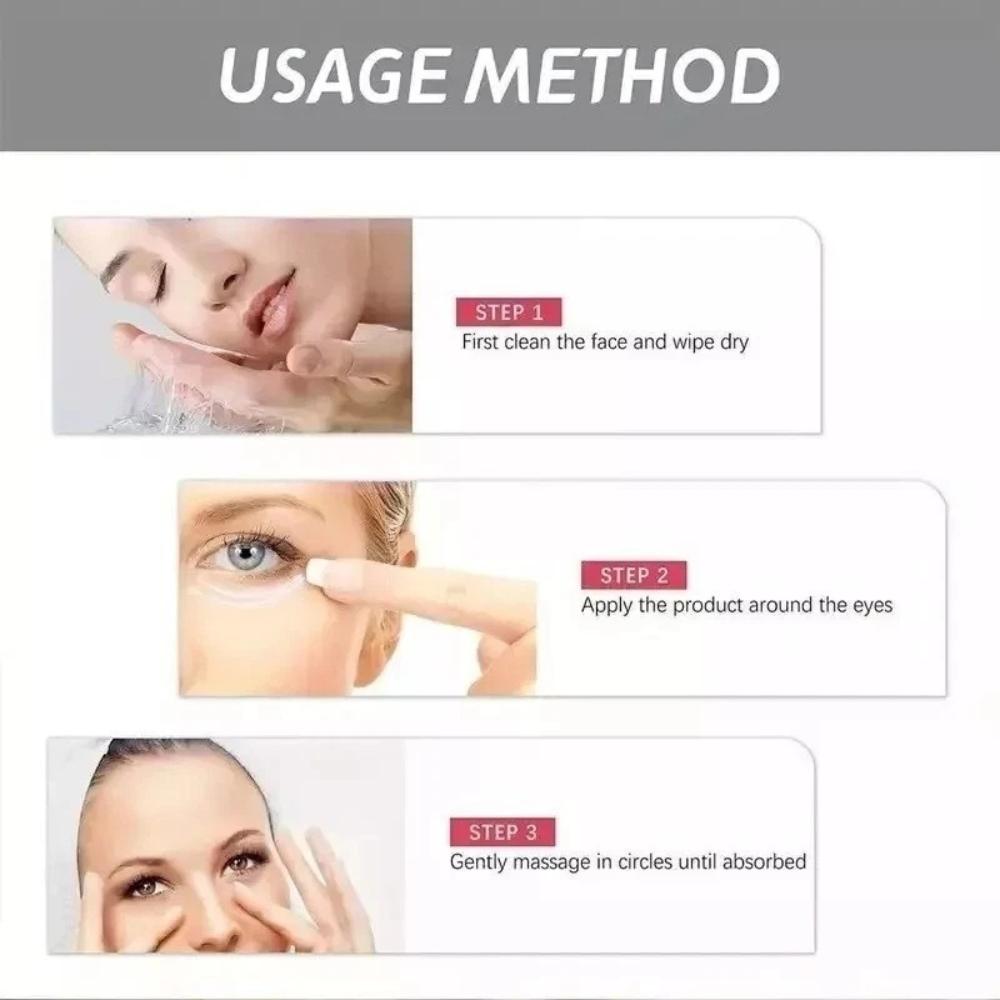 Anti Wrinkle Eye Cream with Retinol & 6% Hyaluronic Acid – Anti-Aging Eye Care for Dark Circles, Fine Lines & Puffiness, Day & Night 50 g