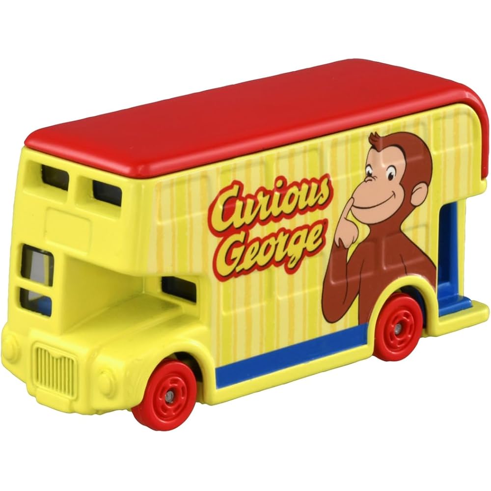 Takara Tomy Tomica Dream Tomica SP George the Monkey Friend Bus Toy Miniature Car for Ages 3 and Up