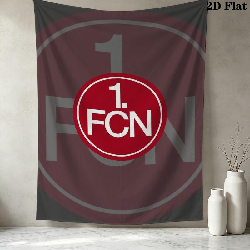 1 FC Nürnberg Wall Tapestry Aesthetic Wall Hanging Printed Fabric Blanket Decorative Tapestries for Bedroom Living Room Home Decor