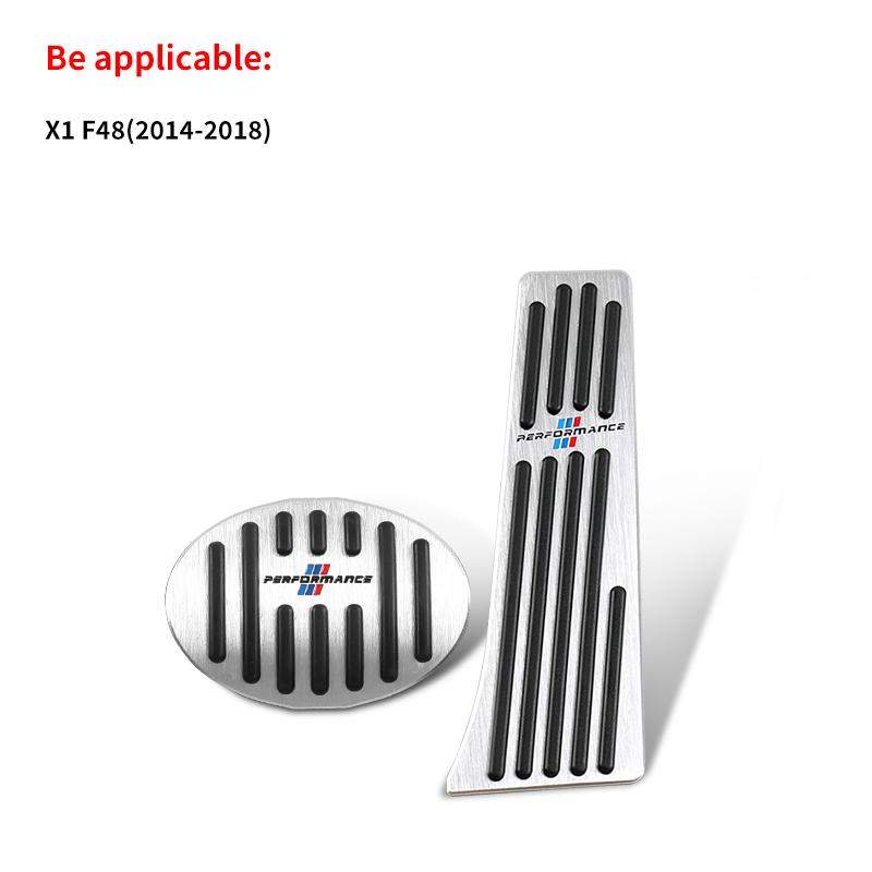 2025 Hot Car Brake Foot Rest Pedal Cover Alloy Rubber Gas Pedal Protector For BMW X3 X5 M5 M3 E46 E90 E60 F10 E39 F30 E36 G30 E8