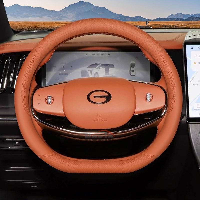 Кожаная накладка на руль автомобиля для GAC Empow Нескользящая накладка на руль GAC Emzoom стиль r 2025 Аксессуары