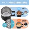 Livole Vacuum Insulated Insulated and Cold Stainless Steel Mug with Coffee Vacuum with Black Mug, Cup, Lid, Cup, Mug, Double-Walled Thermos,