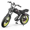 Электровелосипед Emoko C93-D с двойным приводом, 2000 Вт, 48 В 23 Ач, 20×4,0 широкие шины, Pedelec, гидравлические дисковые тормоза, E-Bike для ежедневных поездок и приключений на природе