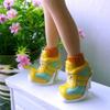 Модные Туфли Сапоги Сандалии для Кукол 1/6 Девочка DIY Одевание Куклы Игрушки Декорации для Кукол Для FR Super Model Куклы Barby Разноцветные Кукольные Туфли