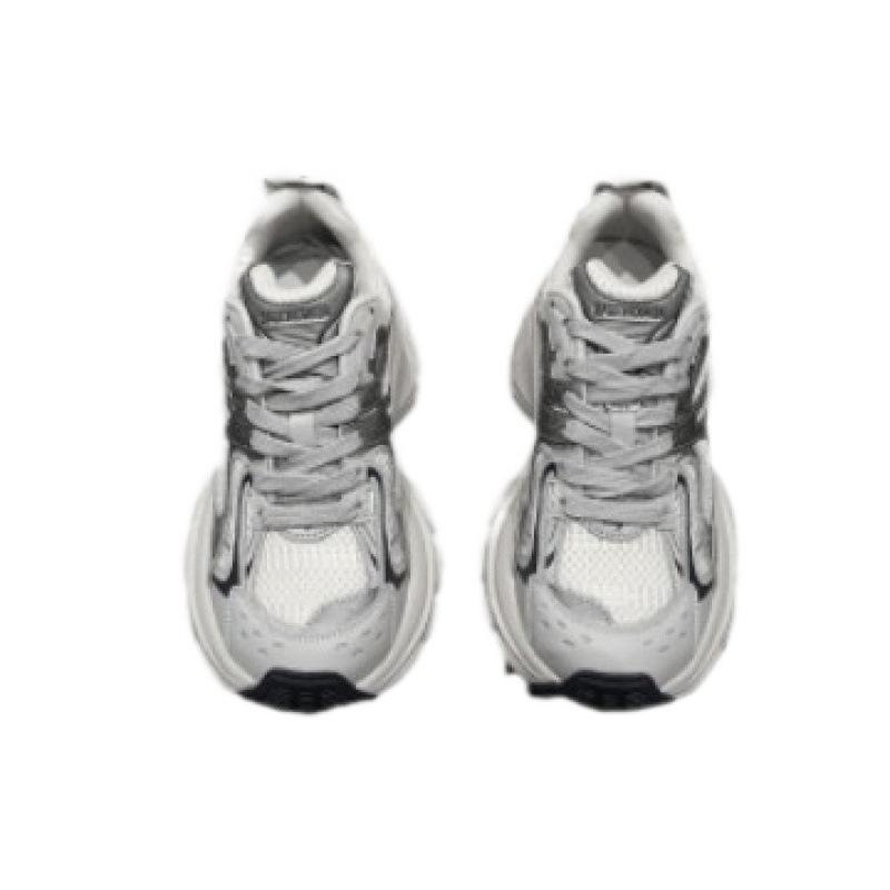 Кроссовки на толстой подошве с увеличением роста, весна-лето 2025, новая женская обувь, универсальные, на шнуровке, модные, повседневные, спортивные кроссовки на мягкой подошве