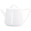 White Porcelain Tea Pot Yulan  Gongfu Tea Set Think Tank Office Use Large Size Tea Kettle for Busin And Home Use
