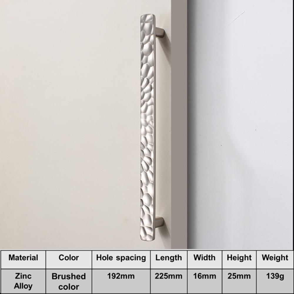 Unique Line Design Push-pull Door Handle Golden Hammer Pattern Cabinet Handle Drawer