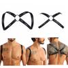 Men Sexy Lingerie Adjustable Leather Body Chest Harness Belt Punk Fancy Costume