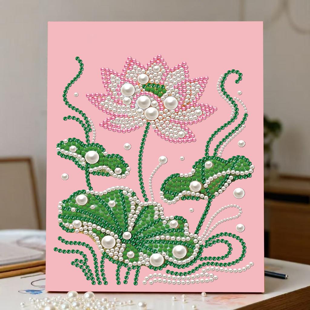 Подсолнух Жемчужная Картина DIY Самоклеящийся Жемчужный Цветок Розы Животное Настольная Декоративная Картина В Подарок Друзьям И Подругам