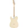 Squier by Fender/Affinity Series Telecaster Thinline Laurel Fingerboard Black Pickguard Olympic White Squier