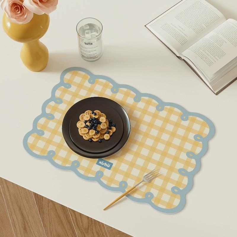 Rectangular Diatom Mud Placemat Heat Insulation Anti Skidding Dish Mat Pad Absorbent Pads Table Decoration And Accessories Mat