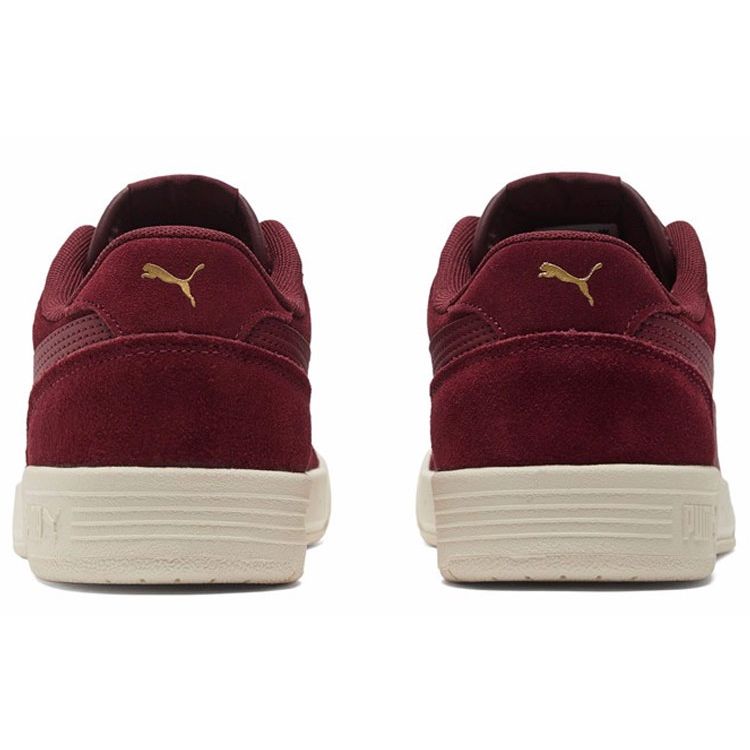 Puma Caracal Кожа Повседневные Прочные Кроссовки с Низким Верхом Кроссовки Унисекс Бордовый 370304-20