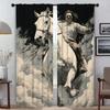 Шторы от комаров в виде лошади для гостиной, украшения на Хэллоуин, занавески для домашнего интерьера, 2 шт., перегородки для детей