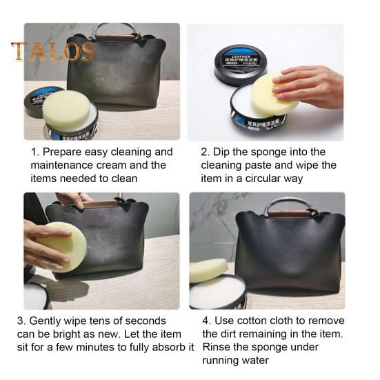 Leather Care Cream Paste Car Interior Furniture Leather Repair Kit Long-Lasting Protection Advanced Leather Care