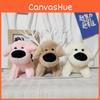 Cute Adorable Puppy Keychain Cartoon Kids Backpack Decoration Plush Keyring Doll