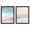 Gemma Bardot Beach Vibes III / IV Framed Print Set  (Pack of 2)