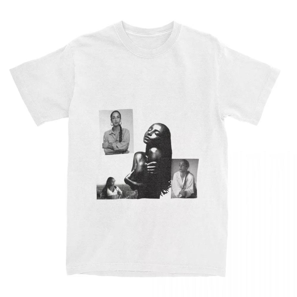 Sades Tour Concert TShirts Summer Singer Sades Y2K Casual T Shirt Cotton Harajuku Tee Shirt for Mens ShortSleeved Design Tops